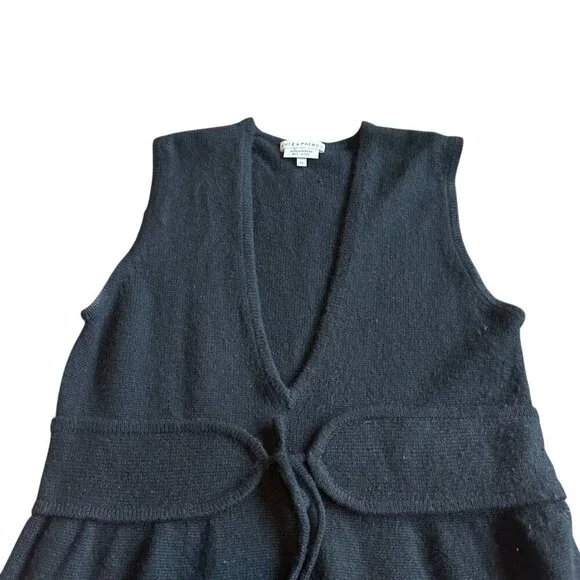 Lutz & Patmos Cashmere Wool Sleeveless Mini Dress V-Neck Size Medium Women's - Picture 2 of 10